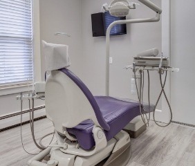 State of the art dental office treatment room