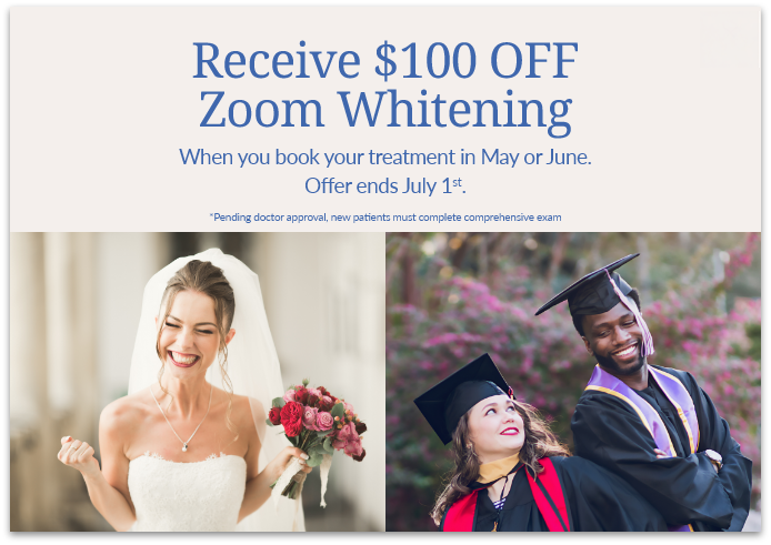 100 dollars off zoom teeth whitening offer.
